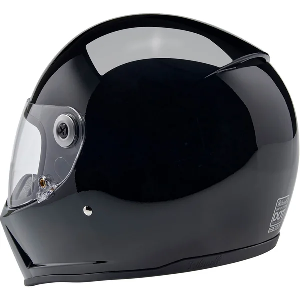 Biltwell Lane Splitter Helmet - Gloss Black - Image 3