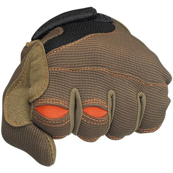 Biltwell® Moto Gloves - Brown/Orange - Designed for riding and working on motorcycles, built for spring and summer time riding - Extra Small, Small, Medium, Large, XL, XXL - Image 3