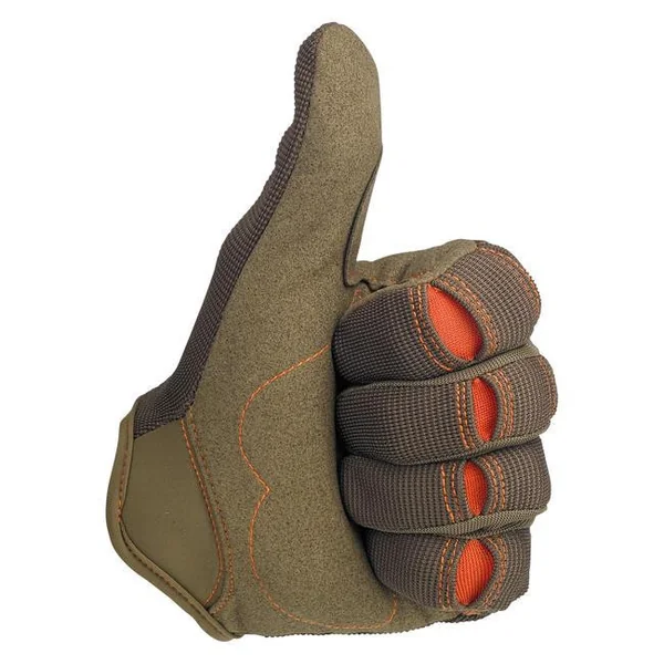 Biltwell® Moto Gloves - Brown/Orange - Designed for riding and working on motorcycles, built for spring and summer time riding - Extra Small, Small, Medium, Large, XL, XXL - Image 4