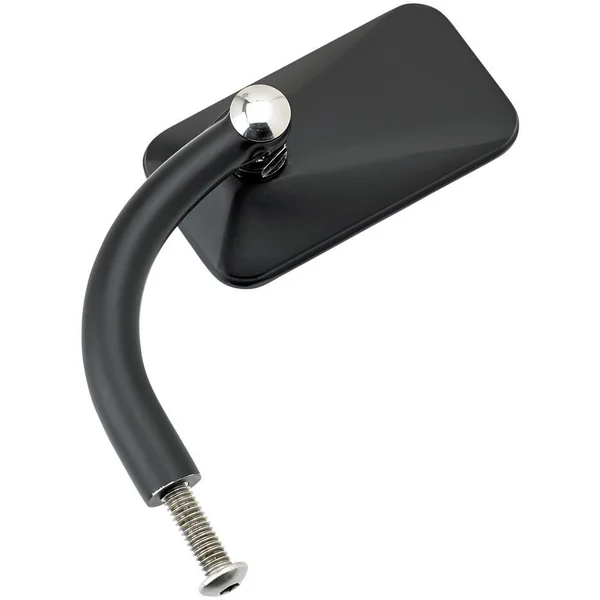 Biltwell Utility Mirror Rectangle Perch Mount - Black - Image 2