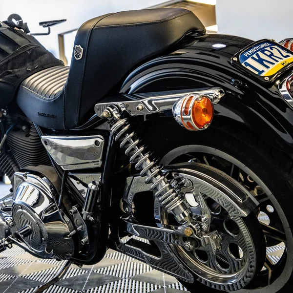 Bitubo WMEo Shocks for Harley FXR & Sportster - Chrome - Image 5