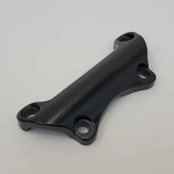 Black Heavy Duty Steel Top Riser Clamp for 2008-Later Harley Dresser/Touring Street Glide, Electra Glide, Road Glide & Road King And 2007-Earlier Touring Models with Taller Ape Hanger Handlebars