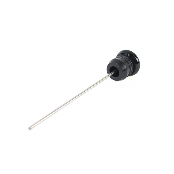 Black Oil Tank Dipstick with Oil Temperature Gauge - Black Gauge Face with Orange Needle - Fits 1965-1984 Harley FL, 1971-1984 Harley FX & 1970-1978 Harley Sportster Models - Replaces HD# 62666-87T - Image 4