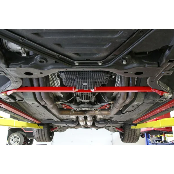 BMR 2-Point Front Subframe Chassis Brace, Red2015-2026 Ford Mustang - Image 2