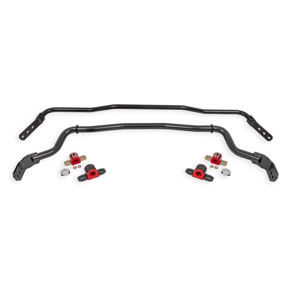 BMR Adjustable 35mm Front & 25mm Rear Sway Bar Kit w/ Bushings, Black Hammertone2015-2026 Ford Mustang