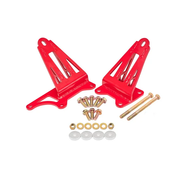 BMR Adjustable Height Motor Mount Bracket, Red2015-2026 Ford Mustang 5.0L