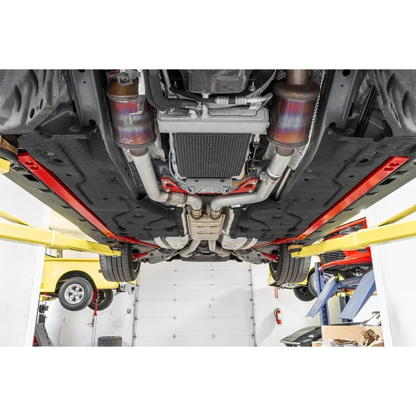 BMR Chassis Jacking Rails, Black Hammertone2024-2026 Ford Mustang - Image 3