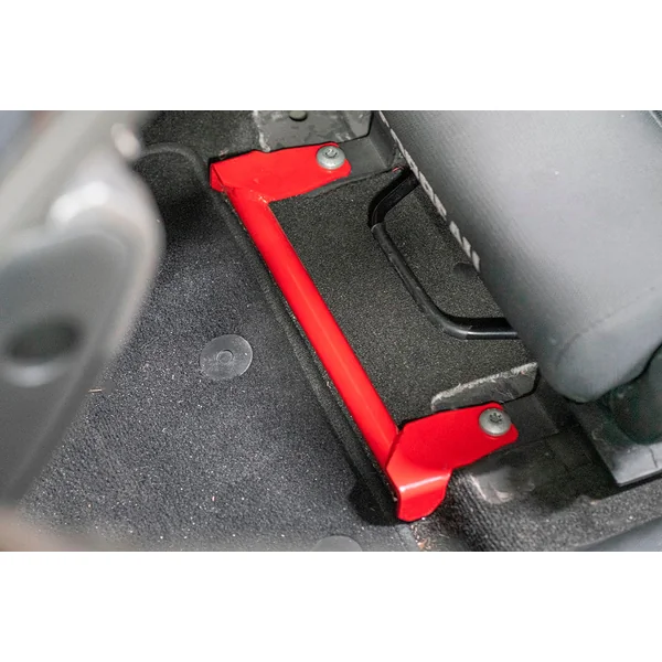 BMR Crotch Strap Harness Bar, Red2015-2026 Ford Mustang - Image 2