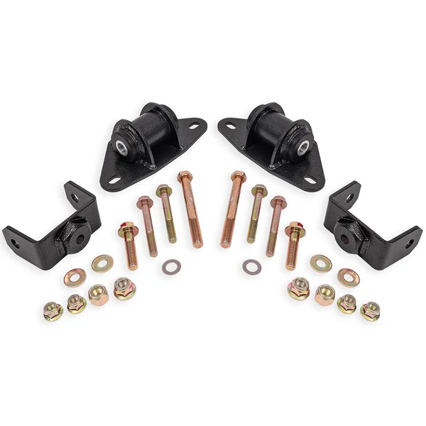 BMR Delrin Motor Mount Kit, Black Hammertone2014-2019 C7 Corvette
