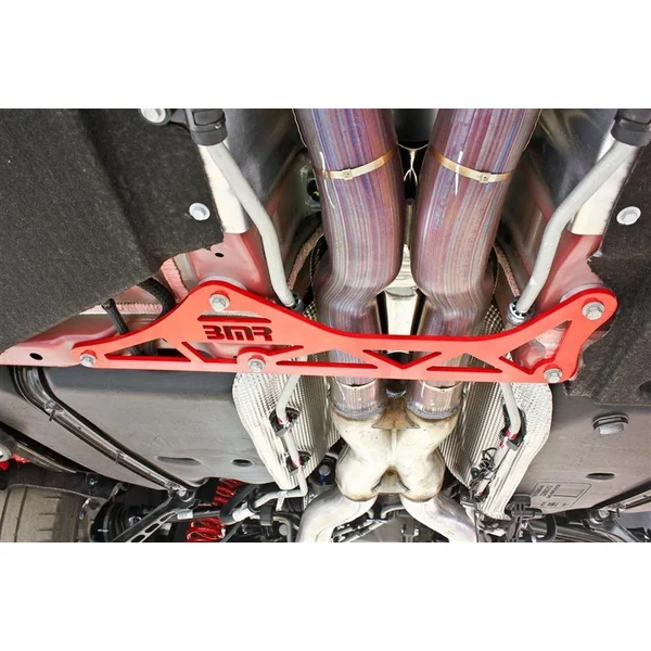 BMR Driveshaft Tunnel Brace, 3/16" Steel, Red2016-2024 Camaro & 2016-2019 Cadillac CTS-V - Image 3