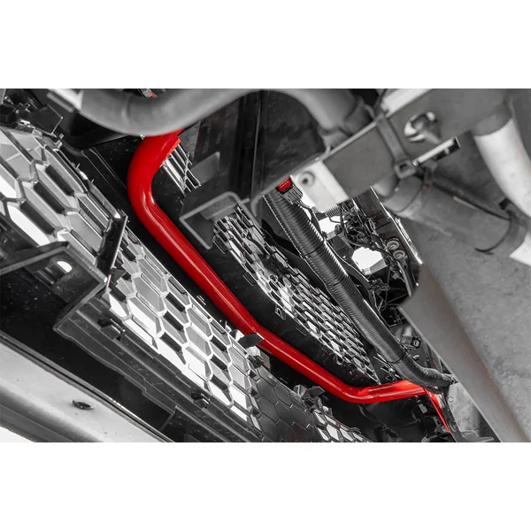 BMR Front Bumper Brace, Red2024-2026 Ford Mustang - Image 4