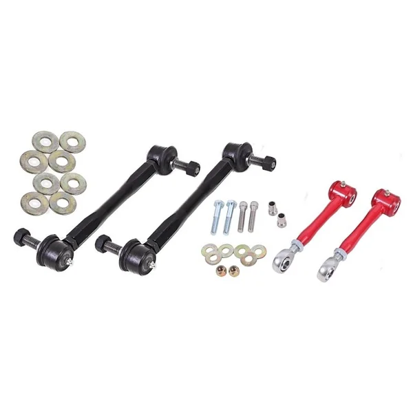 BMR Front & Rear Adjustable Sway Bars End Links, Red2016-2024 Camaro