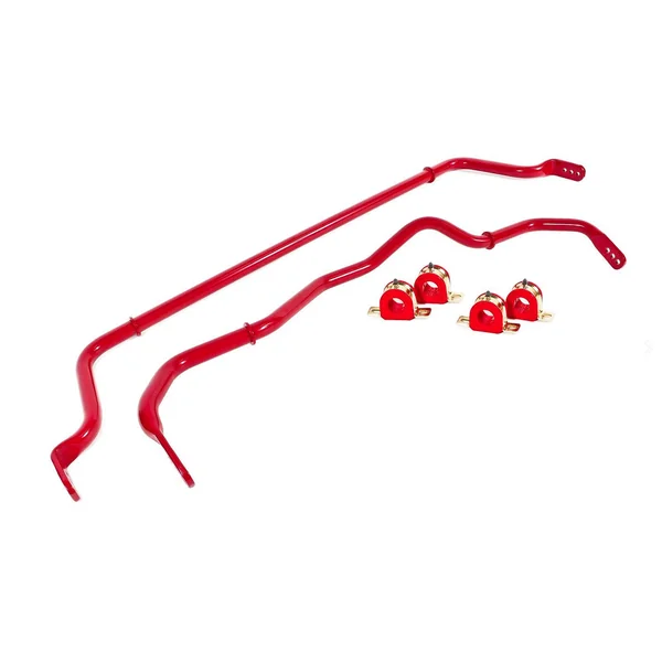 BMR Front & Rear Adjustable Sway Bars w/ Bushings, Red2016-2024 Camaro SS