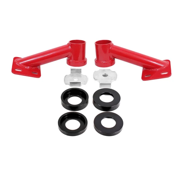 BMR Level 2 Cradle Bushing Lockout Kit, Aluminum, Red2015-2026 Ford Mustang