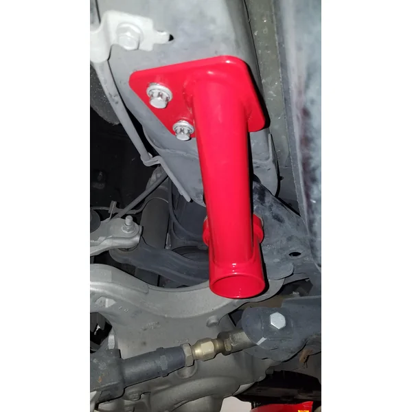 BMR Level 2 Cradle Bushing Lockout Kit, Aluminum, Red2015-2026 Ford Mustang - Image 2