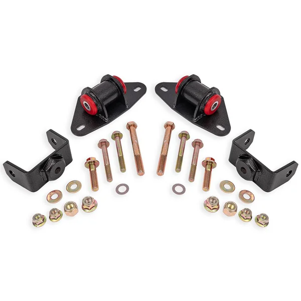 BMR Polyurethane Motor Mount Kit, Black Hammertone2014-2019 C7 Corvette
