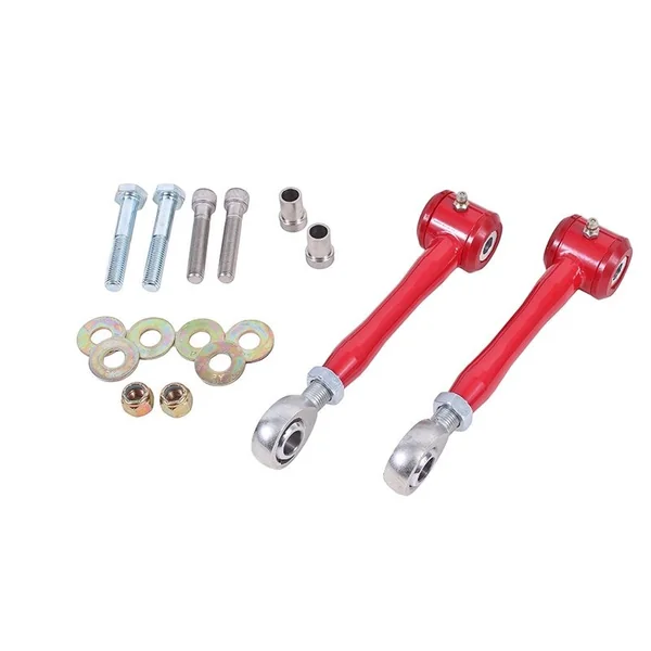 BMR Rear Adjustable Sway Bar End Links, Red2016-2024 Camaro