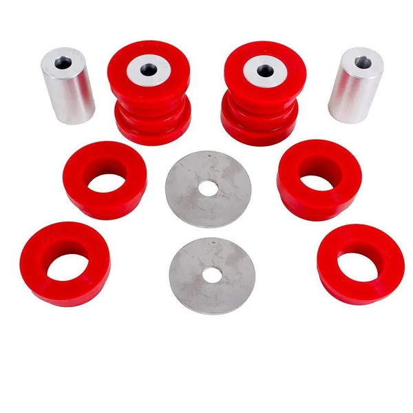 BMR Rear Cradle Bushing Kit, Polyurethane, Red2015-2026 Ford Mustang