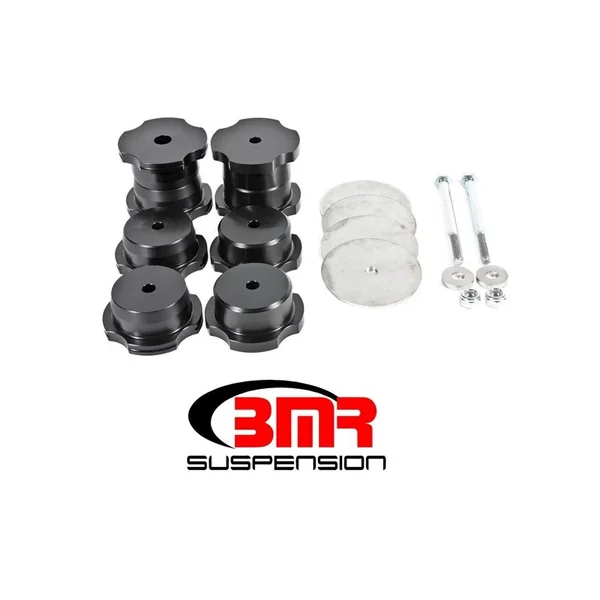 BMR Rear Cradle Bushings, Delrin, Black2016-2024 Camaro