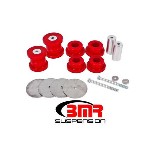 BMR Rear Cradle Bushings, Polyurethane, Red2016-2024 Camaro