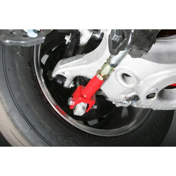 BMR Rear On-Car Adjustable Toe Rods w/ Rod Ends, Red2015-2026 Ford Mustang - Image 2
