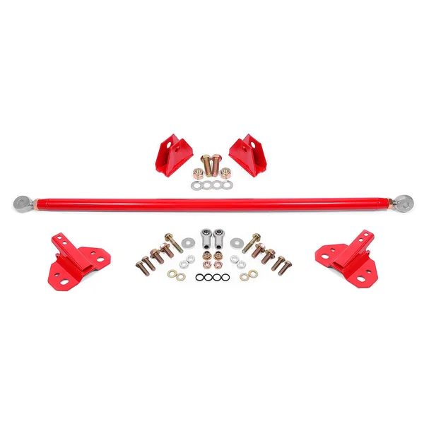 BMR Rear Shock Mount & Strut Tower Brace Kit, Red2024-2026 Ford Mustang