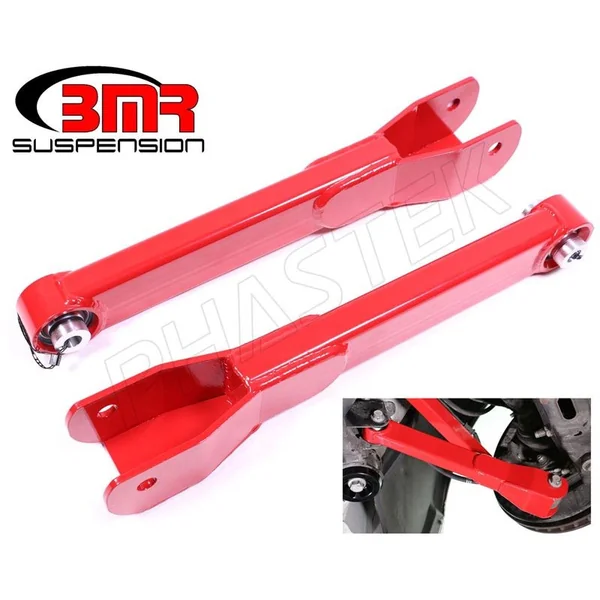 BMR Rear Upgraded Trailing Arms, Spherical Bearings, Red2010-2015 Camaro