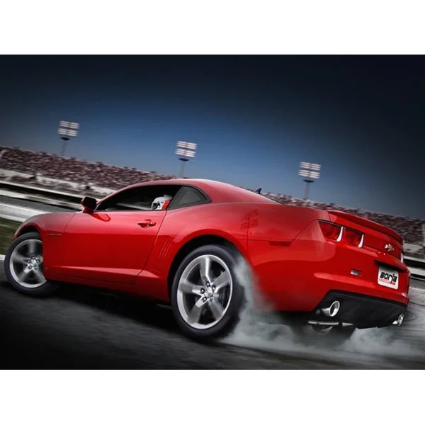 Borla 2.25" Touring Axle-Back Exhaust System w/ 3.5" Dual Polished Tips2010-2013 Camaro V6 - Image 2
