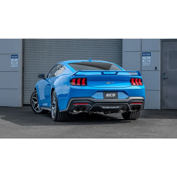 Borla 2.5" S-Type Axle-Back Exhaust System w/ 4" Dual Carbon Fiber Tips2024-2026 Ford Mustang GT w/ Active Exhaust - Image 3