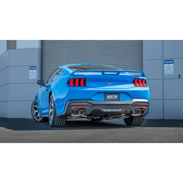 Borla 2.5" S-Type Axle-Back Exhaust System w/ 4" Dual Polished Tips2024-2026 Ford Mustang GT w/ Active Exhaust - Image 3