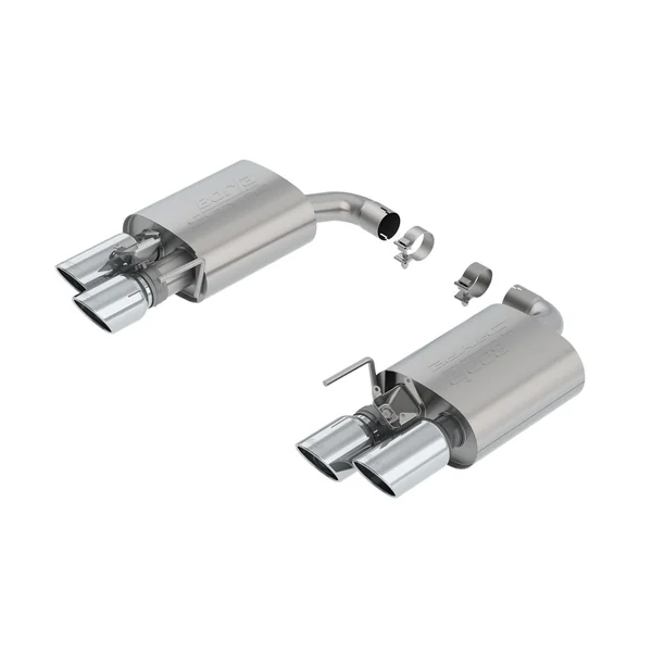 Borla 2.5" S-Type Axle-Back Exhaust System w/ 4" Quad Polished Tips2018-2023 Ford Mustang GT w/ Active Exhaust