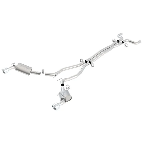 Borla 2.5" S-Type Cat-Back Exhaust System w/ 4.5" Dual Polished Tips2010-2013 Camaro SS w/o Ground Effects Package
