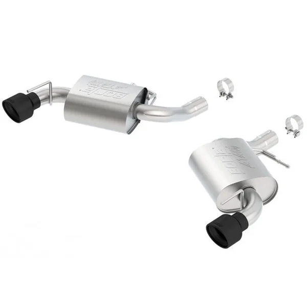 Borla 2.75" ATAK Axle-Back Exhaust System w/ 4.5" Dual Black Tips2016-2024 Camaro SS w/o NPP Valves, w/o Ground Effects Package
