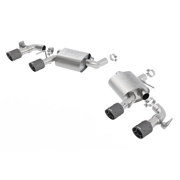Borla 2.75" ATAK Axle-Back Exhaust System w/ 4" Quad Carbon Fiber Tips2016-2024 Camaro SS, ZL1 w/ NPP Valves