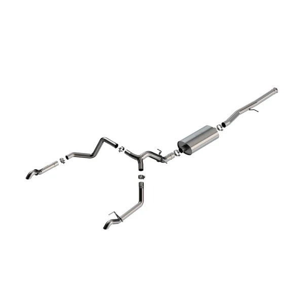 Borla 3.5" ZR2 AT4X Touring Cat-Back Exhaust System2022-2024 ZR2 Silverado & AT4X GMC Sierra 1500 Crew Cab Short Bed