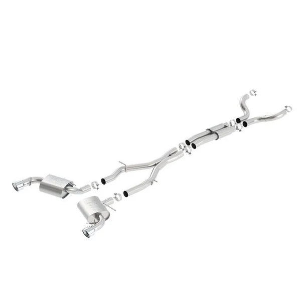 Borla 3" ATAK Cat-Back Exhaust System w/ 4.5" Dual Polished Tips2016-2024 Camaro SS Coupe w/o NPP Valves, w/o Ground Effects Package