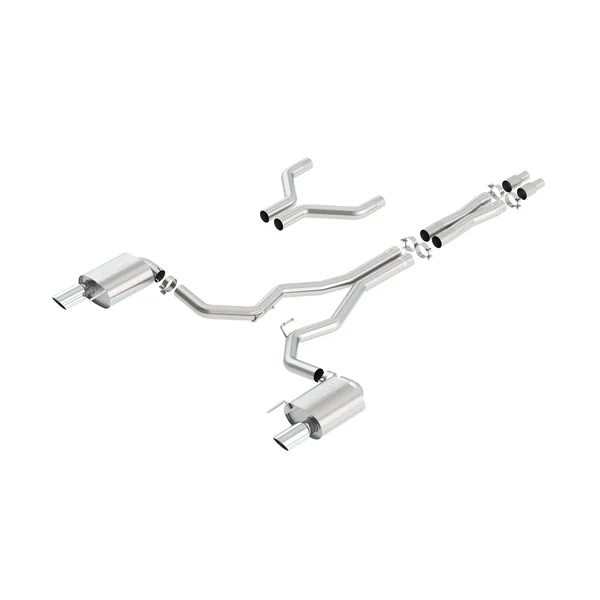 Borla 3" ATAK Cat-Back Exhaust System w/ 4" Dual Polished Tips2015-2017 Ford Mustang GT