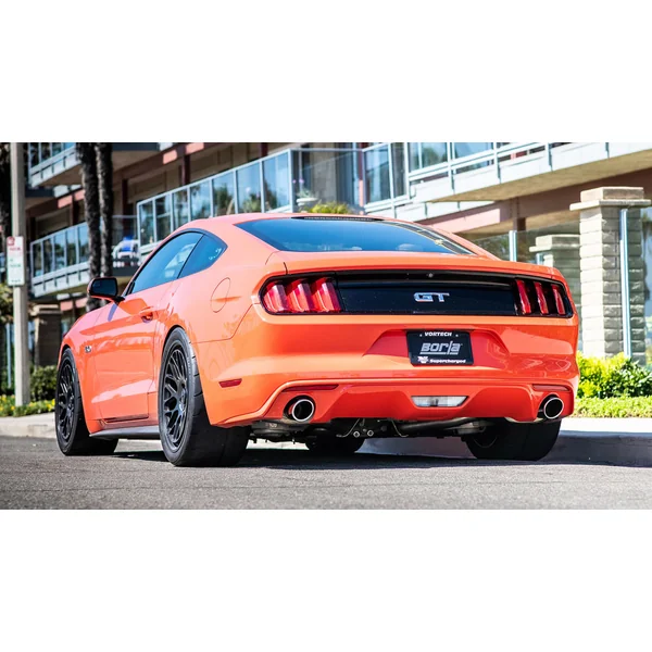Borla 3" ATAK Cat-Back Exhaust System w/ 4" Dual Polished Tips2015-2017 Ford Mustang GT - Image 2