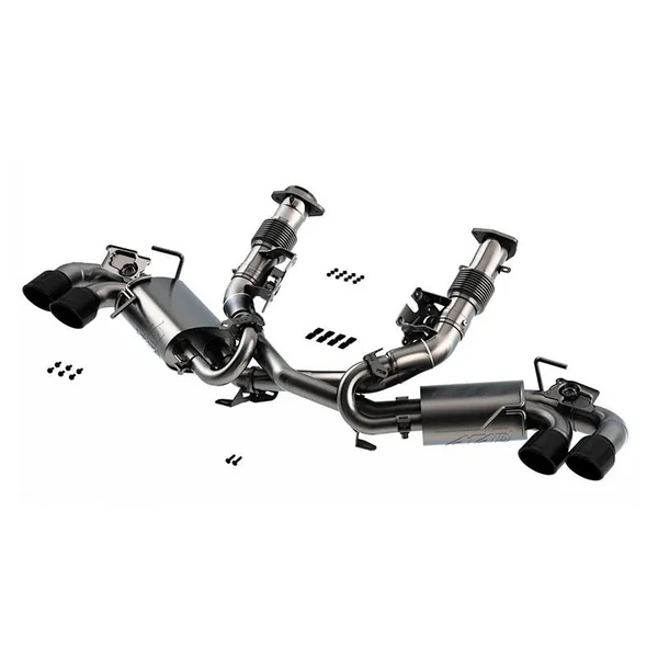 Borla 3" ATAK Cat-Back Exhaust System w/ 4" Quad Black Chrome Tips2020-2026 C8 Corvette & E-Ray