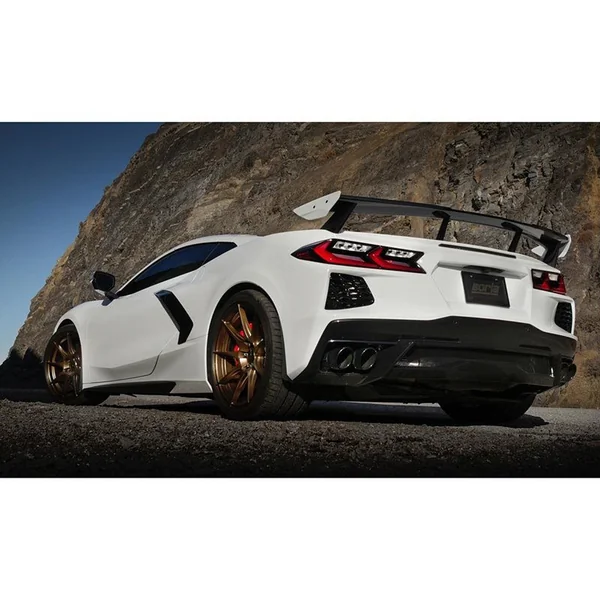 Borla 3" ATAK Cat-Back Exhaust System w/ 4" Quad Black Chrome Tips2020-2026 C8 Corvette & E-Ray - Image 4