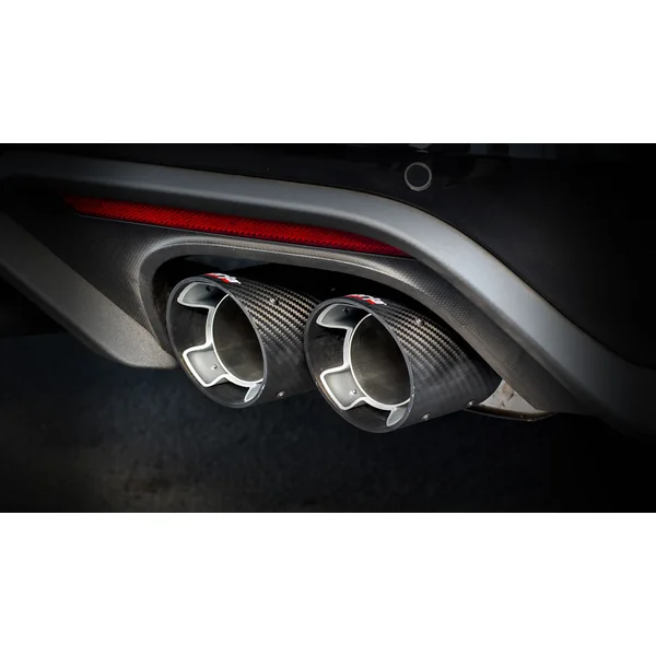 Borla 3" ATAK Cat-Back Exhaust System w/ 4" Quad Carbon Fiber Tips2018-2023 Ford Mustang GT w/ Active Exhaust - Image 2