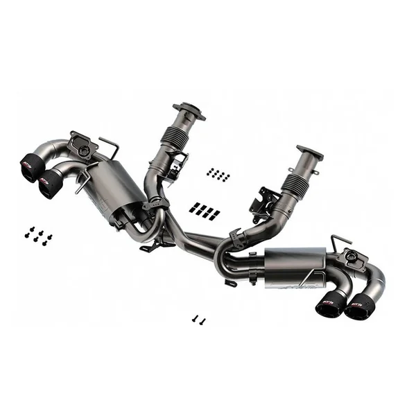 Borla 3" ATAK Cat-Back Exhaust System w/ 4" Quad Carbon Fiber Tips2020-2026 C8 Corvette & E-Ray