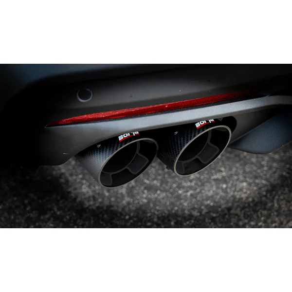Borla 3" ATAK Cat-Back Exhaust System w/ 4" Quad Carbon Fiber Tips2024-2026 Ford Mustang GT w/ Active Exhaust - Image 2