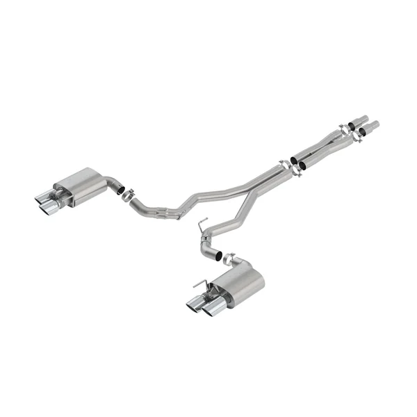 Borla 3" ATAK Cat-Back Exhaust System w/ 4" Quad Polished Tips2018-2023 Ford Mustang GT w/ Active Exhaust