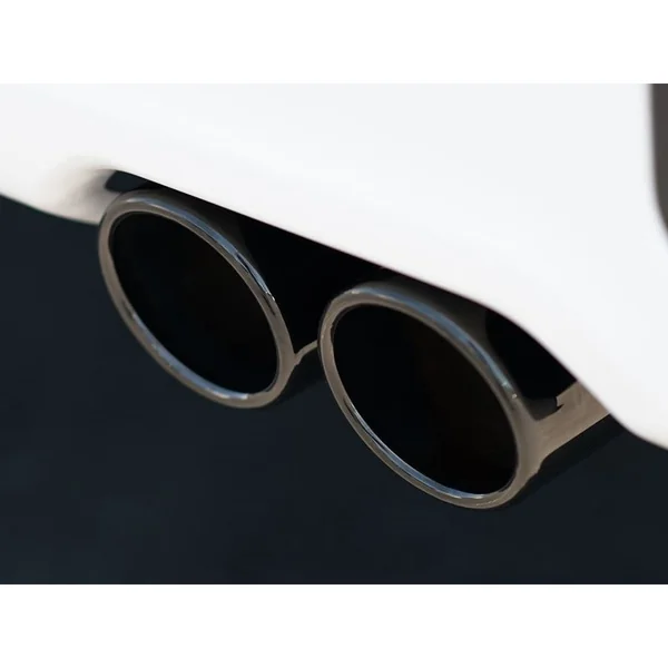 Borla 3" S-Type Cat-Back Single Exhaust w/ Factory Rear Exit, 3.5" Black Chrome Tips2019-2026 Silverado & GMC Sierra 1500 5.3L - Image 3
