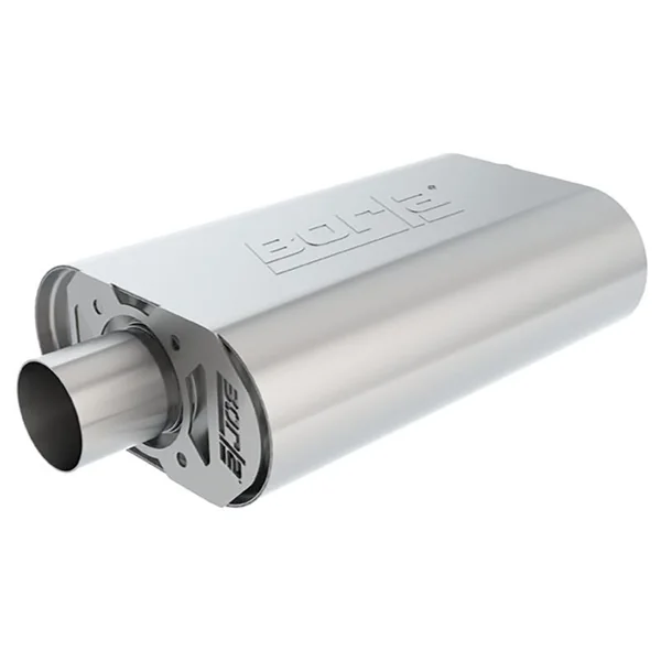 Borla 4.35" x 9" x 14" S-Type CrateMuffler, 3" Offset/Center2014-2026 Silverado & GMC Sierra 1500