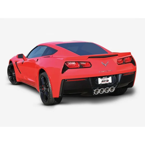 Borla ATAK 2.75" Axle-Back Exhaust System w/ 4.25" Quad Polished Tips2014-2019 C7 Corvette, Grand Sport Automatic w/ AFM & NPP Valves - Image 4