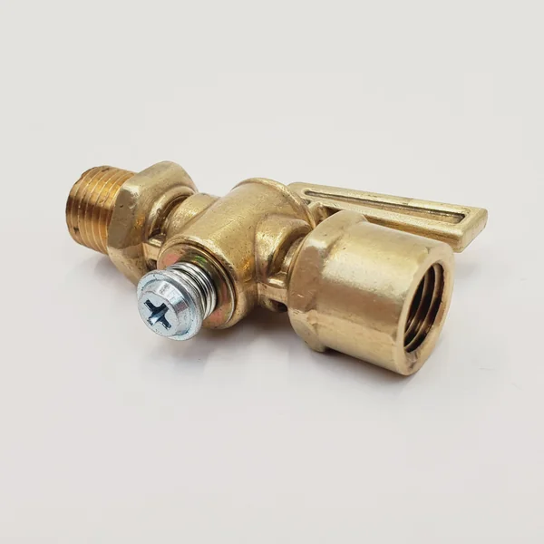 Brass Lever Style 1/4” NPT Petcock Shut Off Gas Valve for Motorcycles - Male 1/4" NPT & Female 1/4" NPT - Can be used with Gas AND Gasohol - Image 4