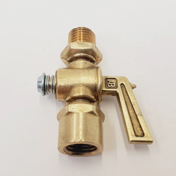 Brass Lever Style 1/4” NPT Petcock Shut Off Gas Valve for Motorcycles - Male 1/4" NPT & Female 1/4" NPT - Can be used with Gas AND Gasohol - Image 6