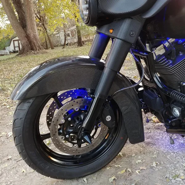 BST Carbon Fiber 19" OEM Style Front Fender for 2014-2023 Harley Touring - Image 2